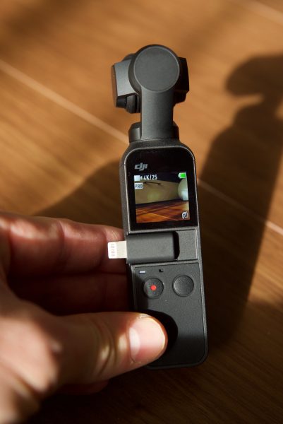 DJI Osmo Pocket size