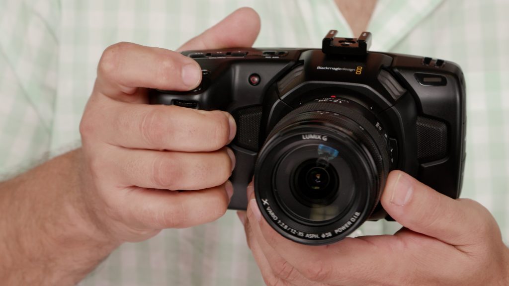 Blackmagic Pocket Cinema Camera 4K In hand