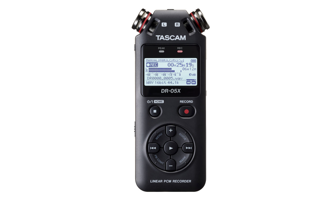 Tascam DR-40 4-Track Handheld Digital Audio Recorder with Deluxe Accessory Bundle and Cleaning Kit 