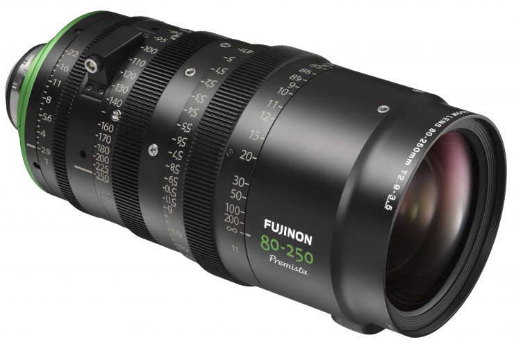 Fujinon Premista 28-100mm T2.9 and 80-250mm T2.9-3.5 large sensor zooms 