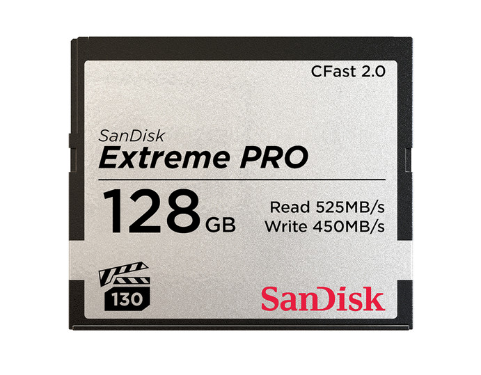 Sandisk Extreme Pro CFast 2.0 128gb