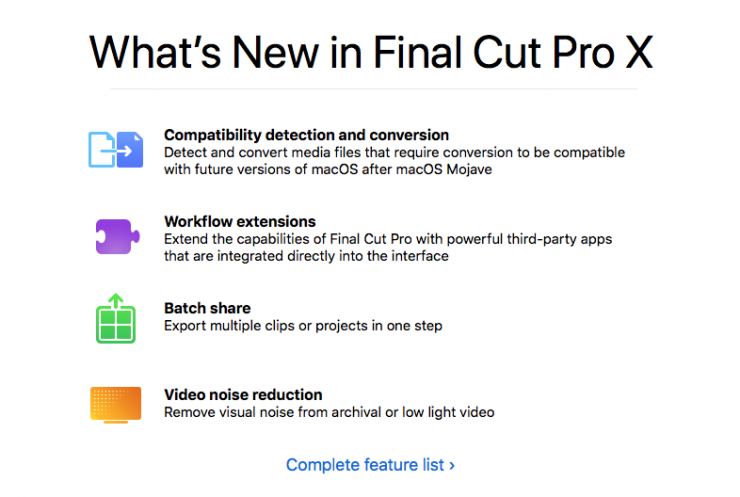 FCPX 10.4.6 Released