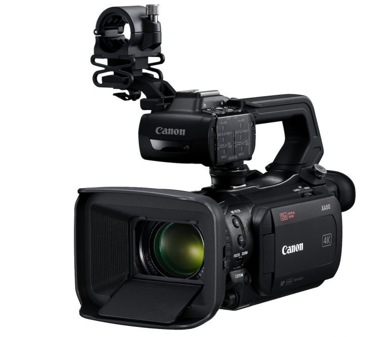 Canon announces the XA40, XA50 & XA55 professional camcorders