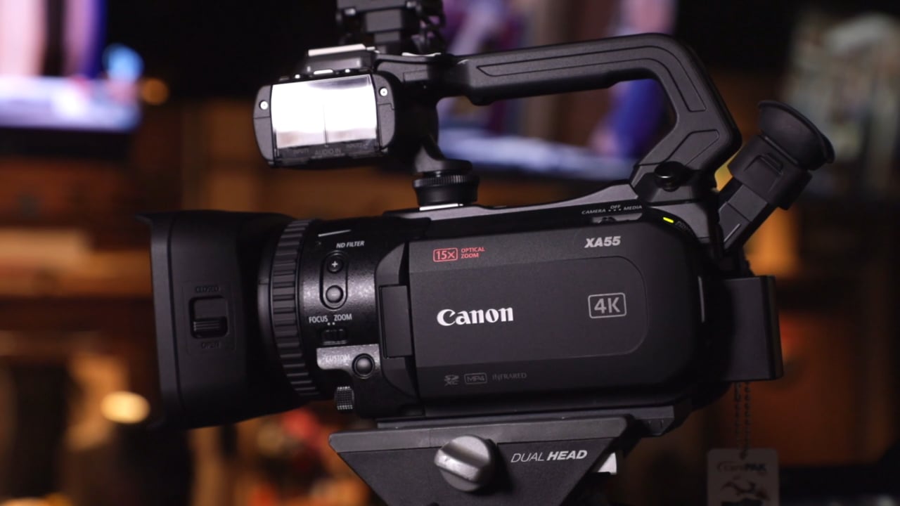 Canon 4K XA40 XA50 XA55 professional camcorders Newsshooter