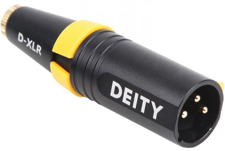 Deity Microphones D XLR 3 5mm to XLR Adapter with Phantom to Plug In Power Conversion
