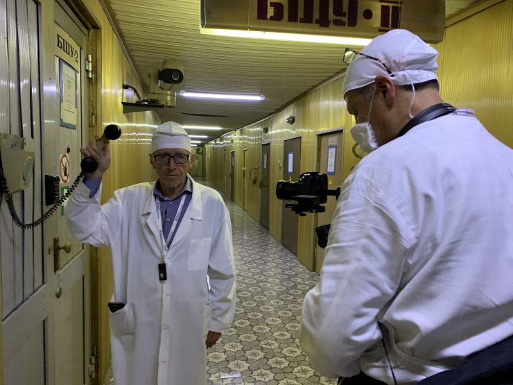Andy Portch Chernobyl with Sergei Parashin former deputy director