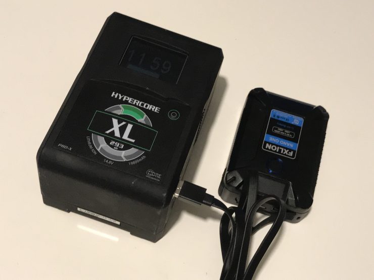 FXLion Nano One V-mount battery review