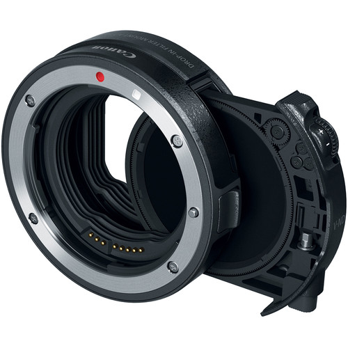 canon EF-EOS R mount with drop-in filter slot