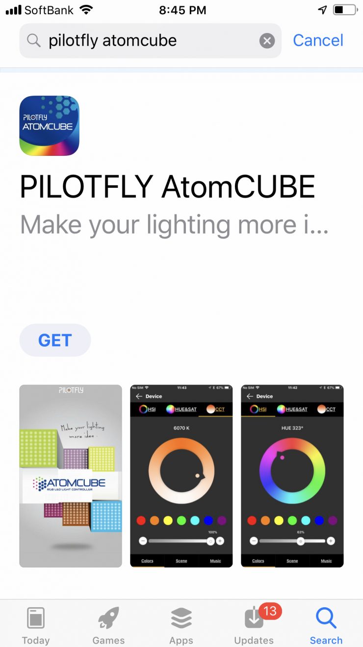 Pilotfly ATOMCUBE RX1 RGBCW 