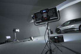 On set with the Rotolight Titan X2 3