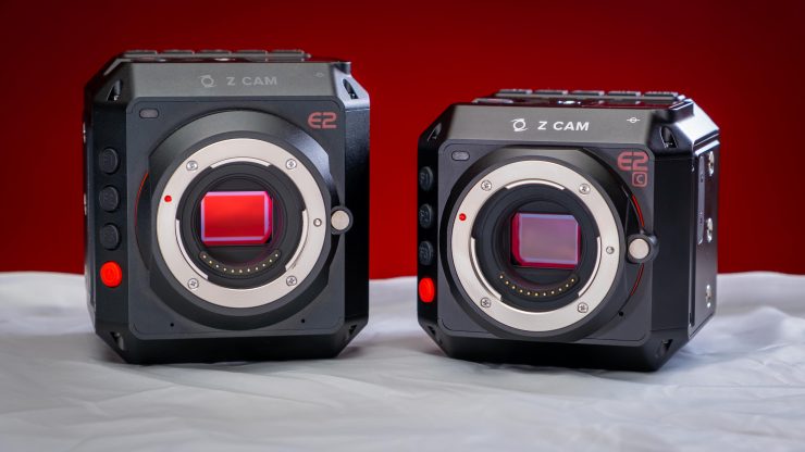 Z Cam E2 and E2C Side by side white