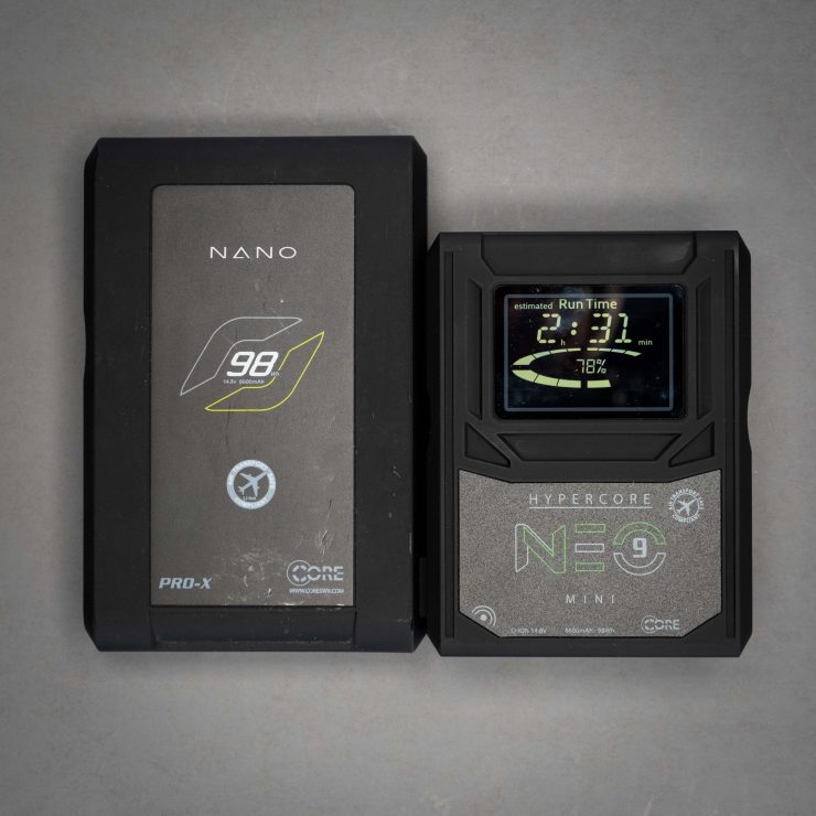 Core SWX Neo 9 Mini next to Nano