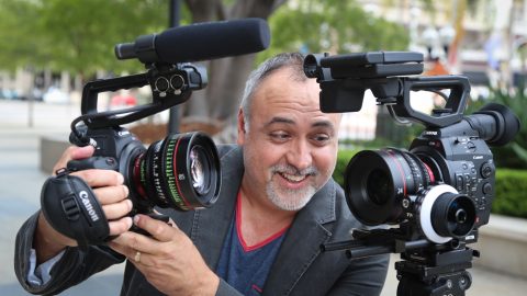 Erik with the C100 and C300 MKI