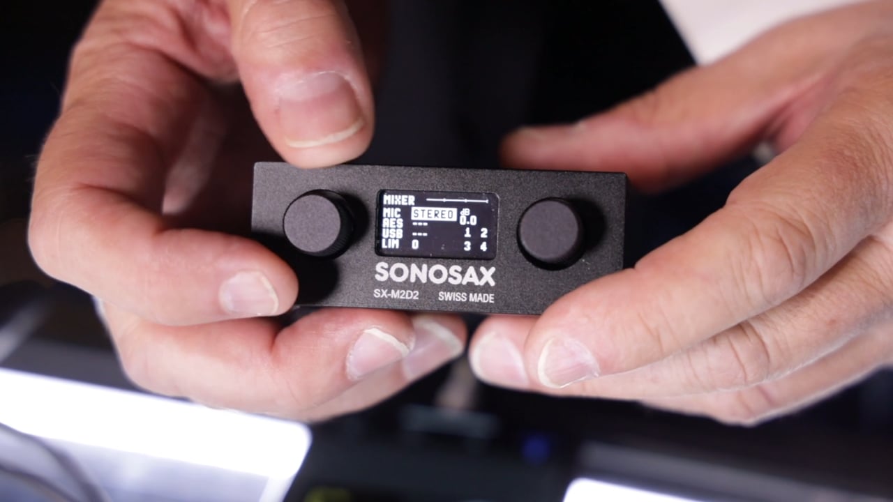 Sonosax SX-M2D2 audio interface – a ‘Swiss army knife’ for on-camera audio