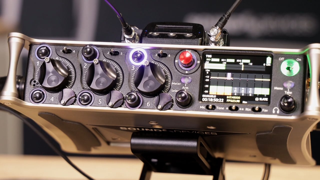 Sound Devices 833 mixer/recorder Newsshooter