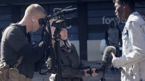 Filming with the Z90 in Joburg