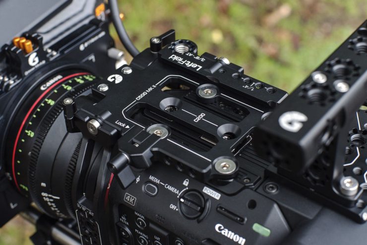 Canon C200 C300iii C500ii top plate quick release