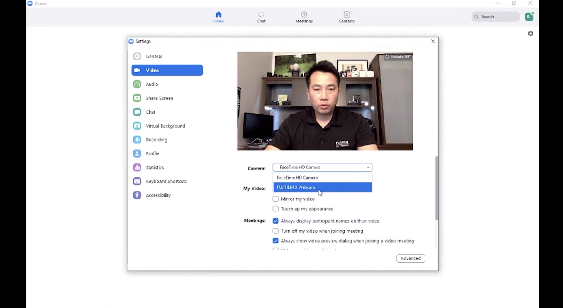 Turn a Fujifilm camera into a webcam with X cam Newsshooter