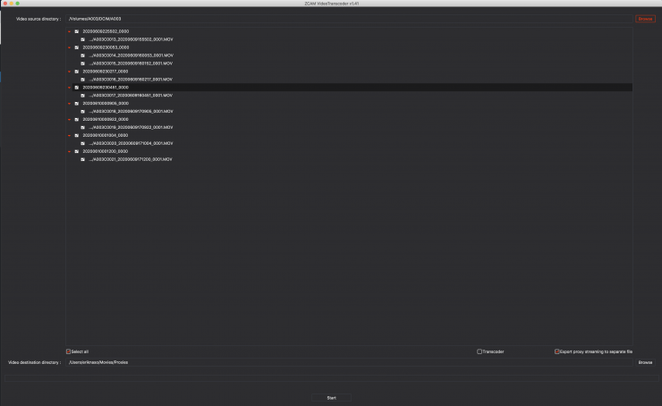 Z CAM VideoTranscoder 1