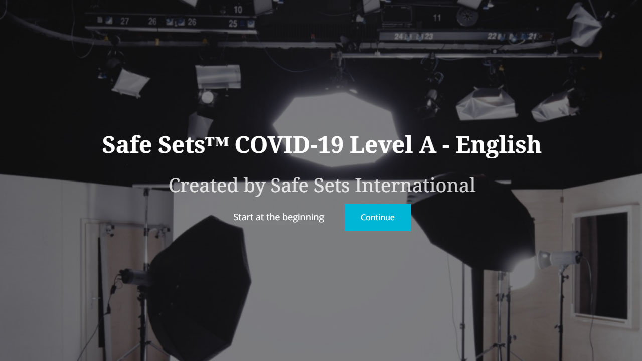 Safe Sets™ COVID19 Level A Program Newsshooter