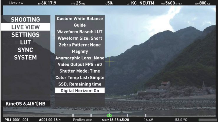 6 kineos 6p4 digital horizon