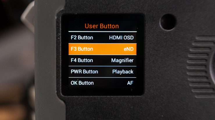 E2 F6 eND shortcut Menu