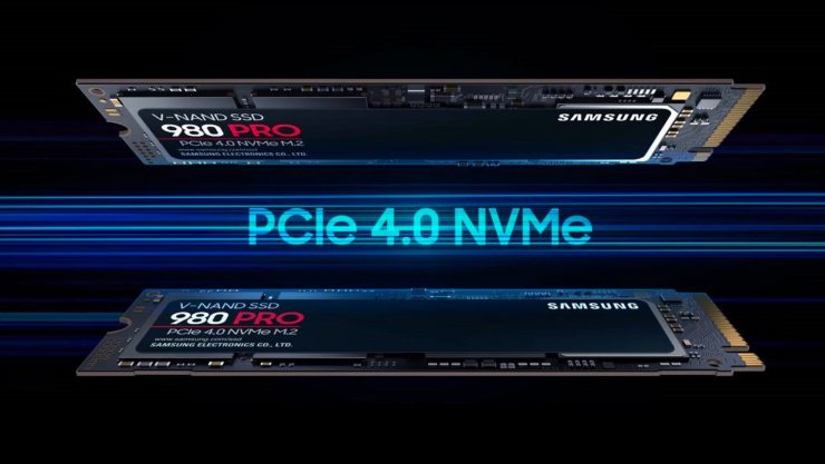 Samsung 980 PRO PCIe 4.0 NVMe SSD with write speeds of up to 5,000