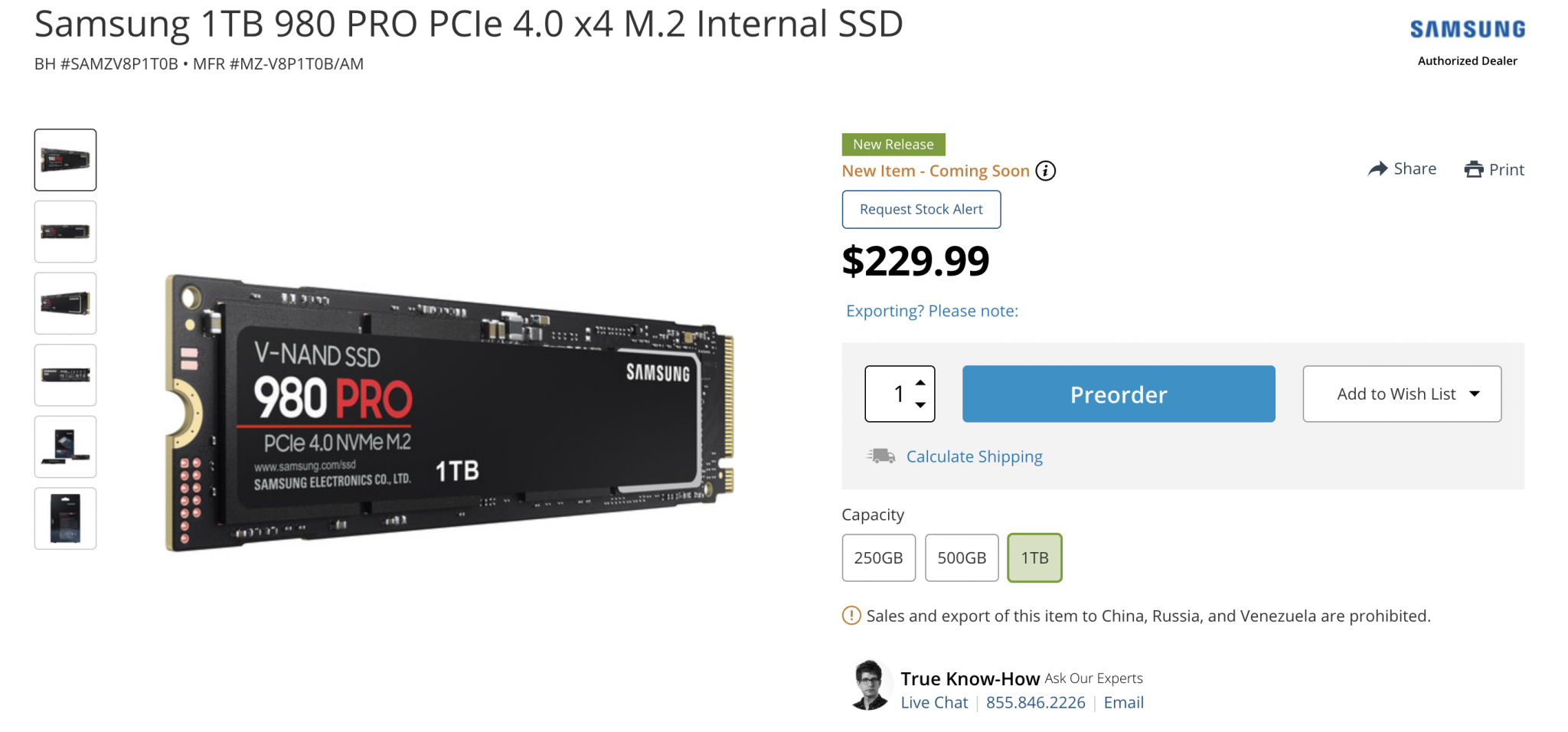Samsung 980 PRO PCIe 4.0 NVMe SSD with write speeds of up to 5,000MB/s ...