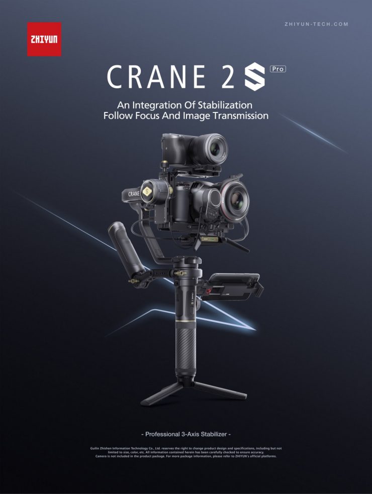 CRANE 2S Pro Package Poster EN