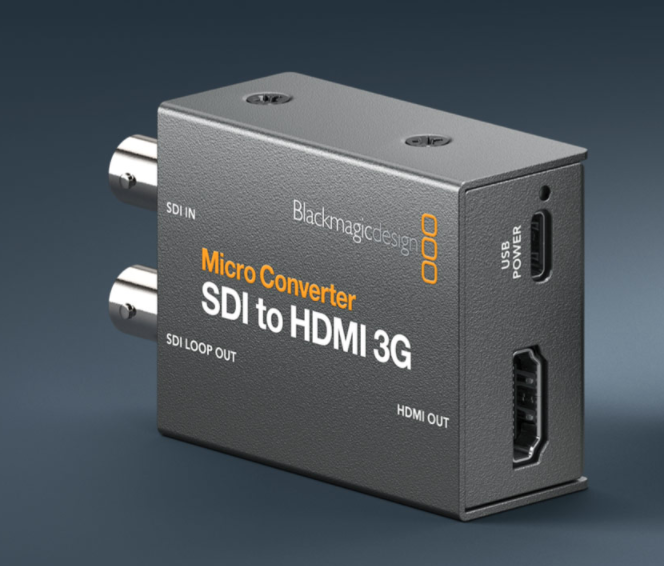 Micro Converter SDI to HDMI 3g. Micro Converter bidirectional SDI/HDMI 3g. SDI to HDMI Converter.