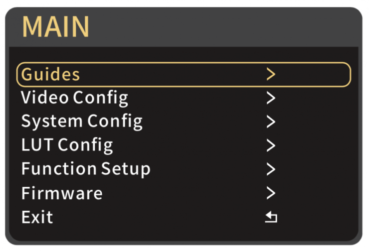 LEYE Menu