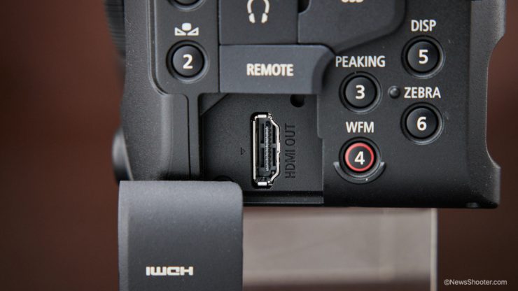 Canon C70 HDMI