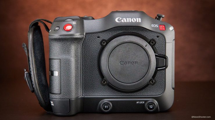 Canon C70 front