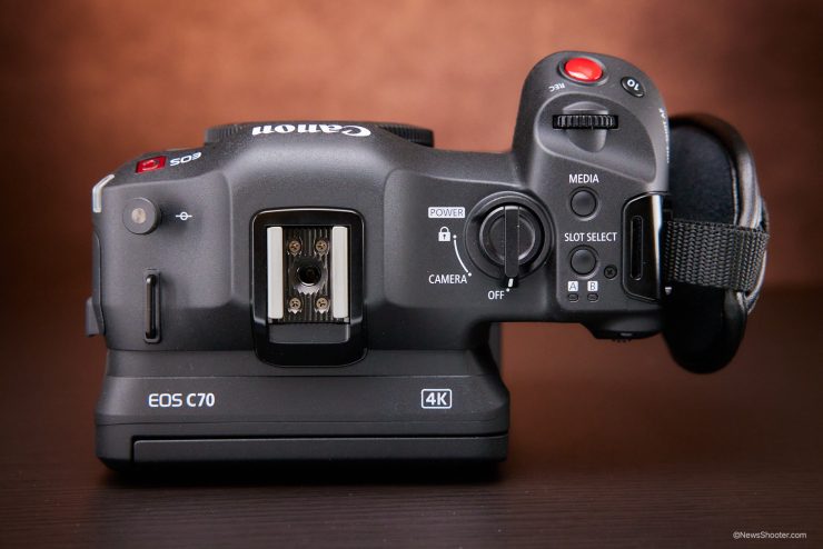 Canon C70 top