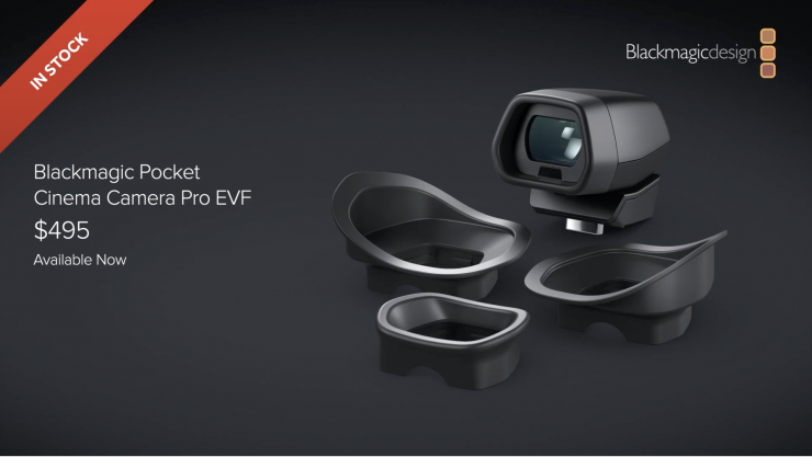 Pocket Cinema Camera 6K Pro includes internal ND and optional EVF 