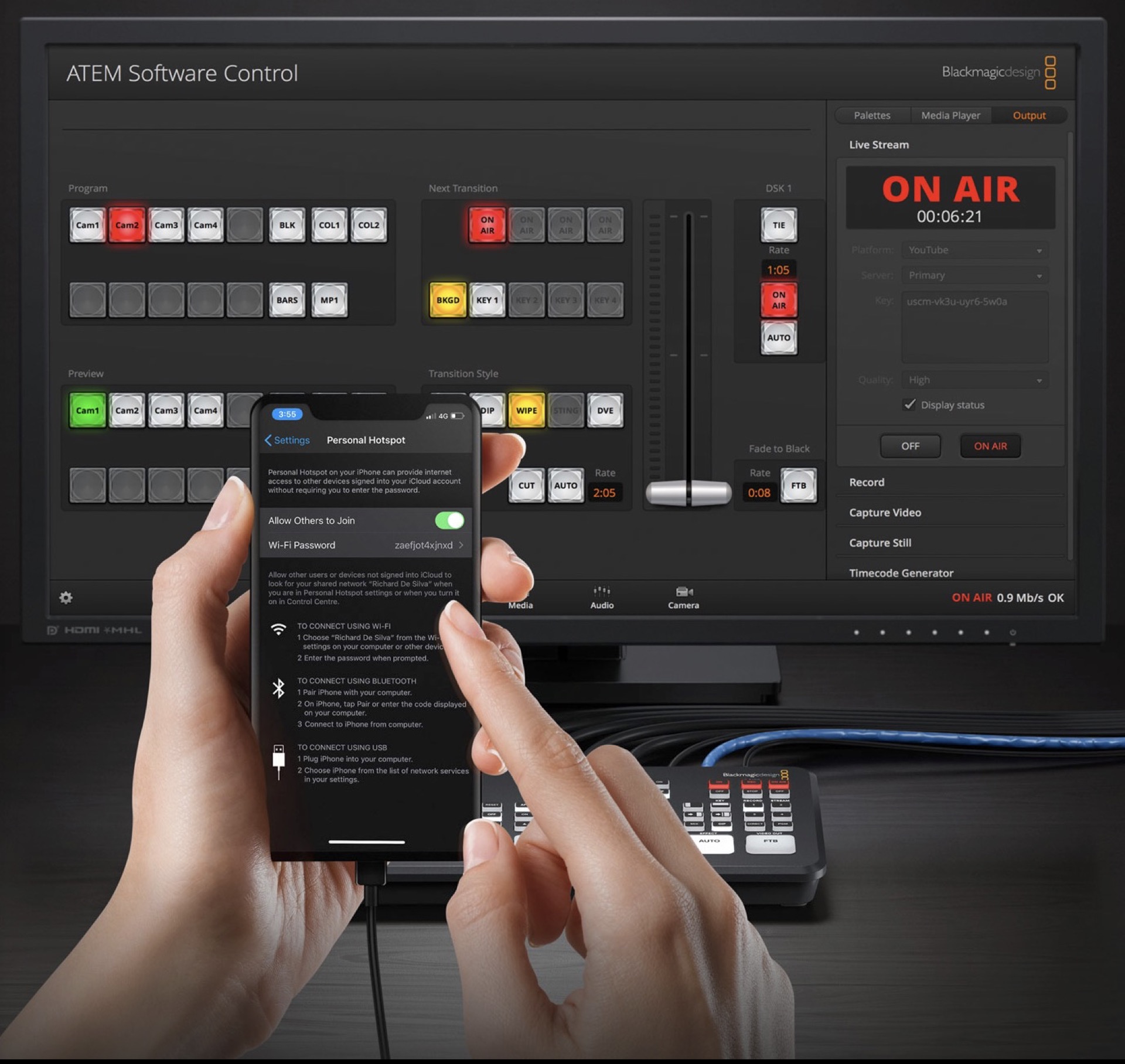8-inputs Blackmagic Design ATEM Mini Extreme and ISO announced