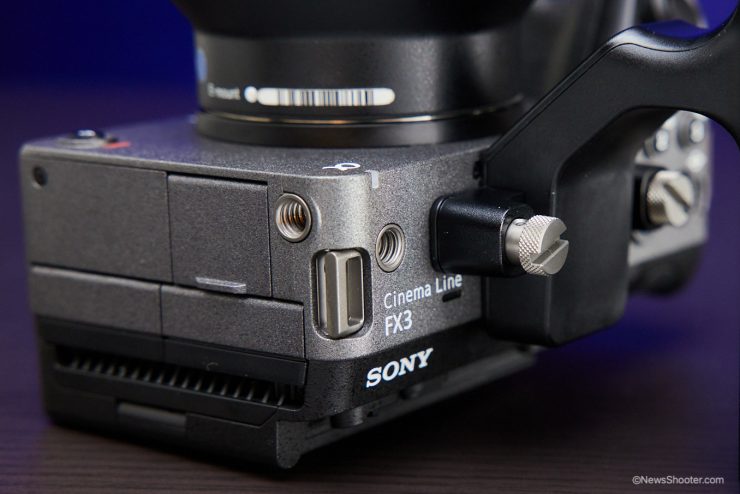 Sony FX3 two taps