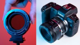Canon EF to Canon EOS R Auto Focus Adapter with Variable ND Filter