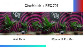 Matching an iPhone 12 to an ARRI Alexa with CineMatch