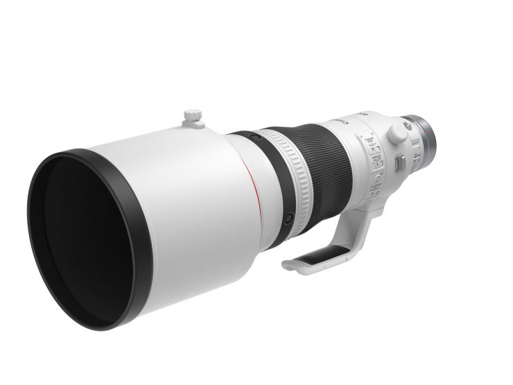 RF 400mm f2 8 L IS USM Front Slant with hood 1