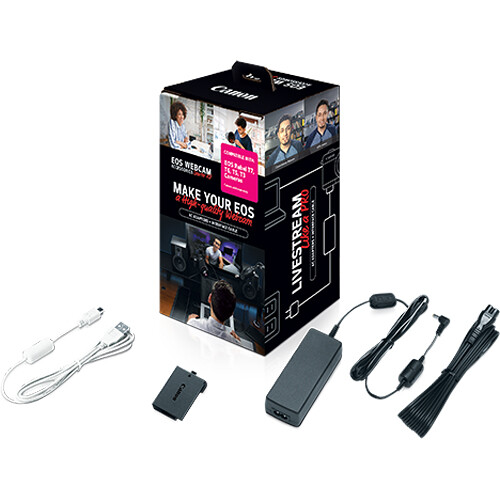 Webcam Accessories Starter Kit for EOS Rebel T3 T5 T6 T7
