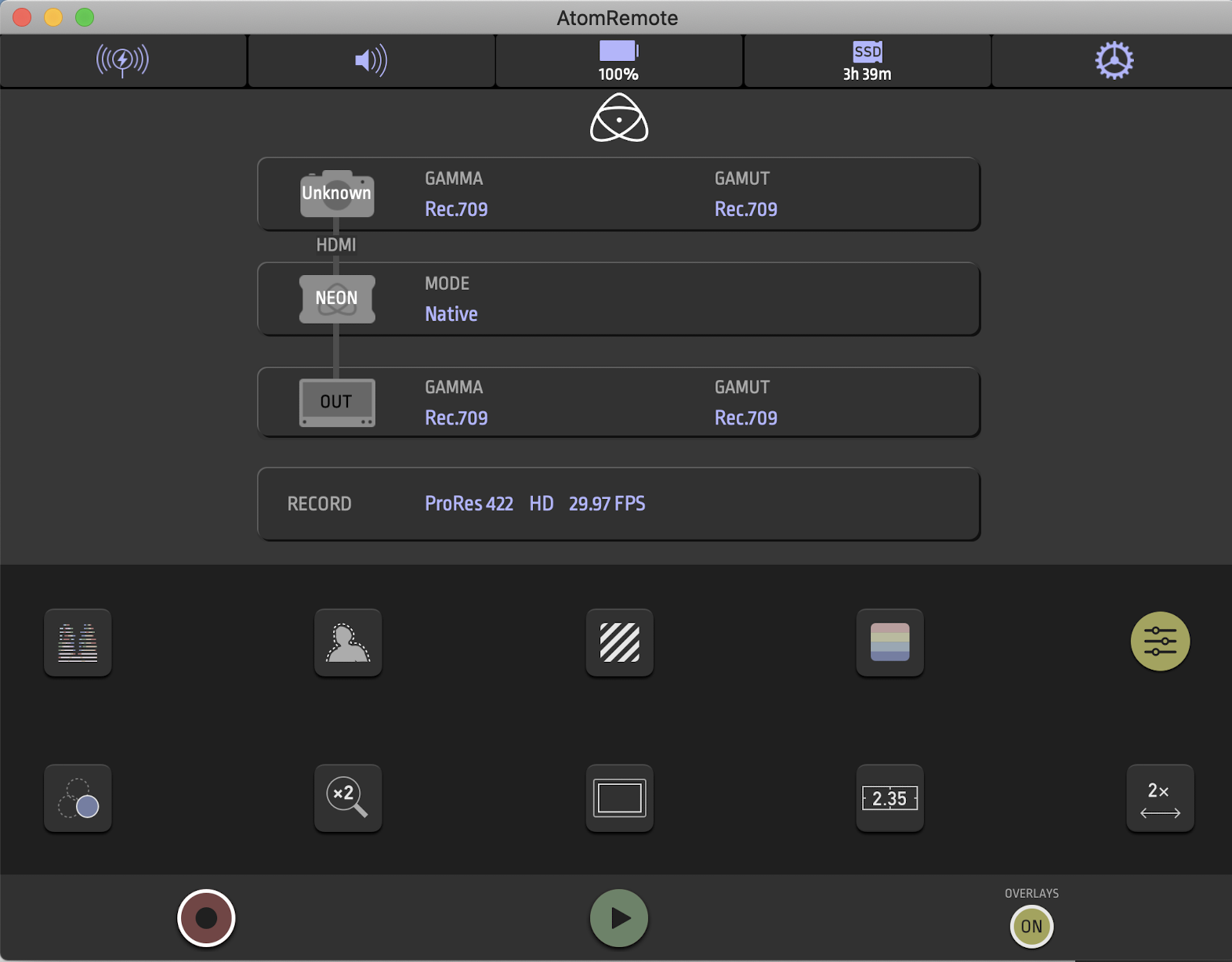 Main Screen - Newsshooter