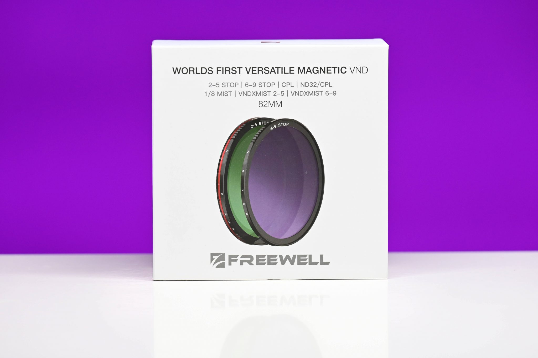 Freewell Step-Up Filteradapterring 58mm-82mm - Für Magnetisches VND System