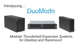 DuoModo Modular Thunderbolt Expansion Systems for Desktop and Rackmount