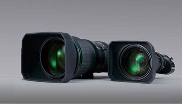FUJINON broadcast zoom lens featuring the S10 digital drive unit