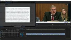 Transcriptive Rough Cutter Editing video through text