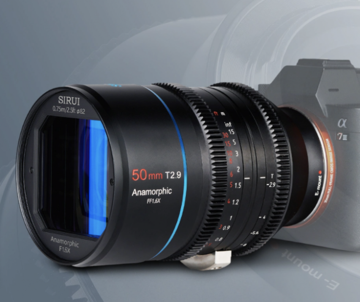 SIRUI 50mm T2.9 1.6x full-frame Anamorphic Lens - Newsshooter