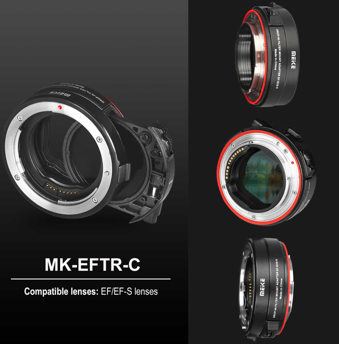 Meike PL To L Mount Adapter Mit VND Filter - Für ARRI PL Objektive An Sigma/Leica Kameras