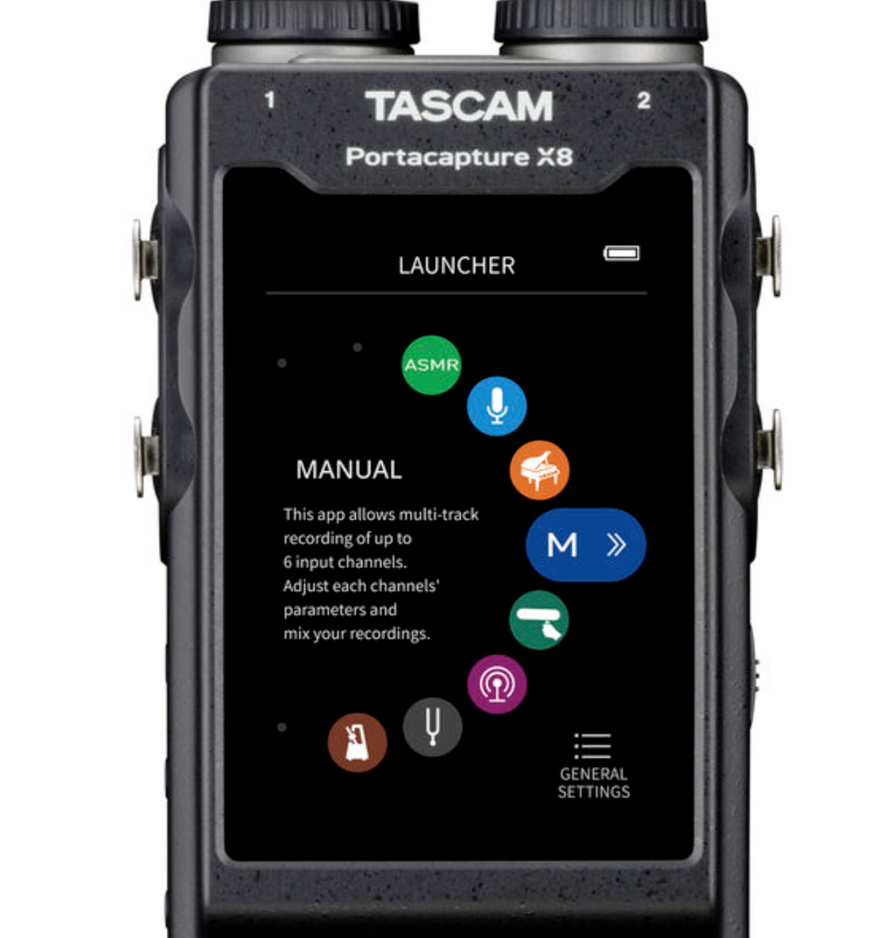 Tascam Portacapture X8 6Input / 6Track Handheld Adaptive Multitrack