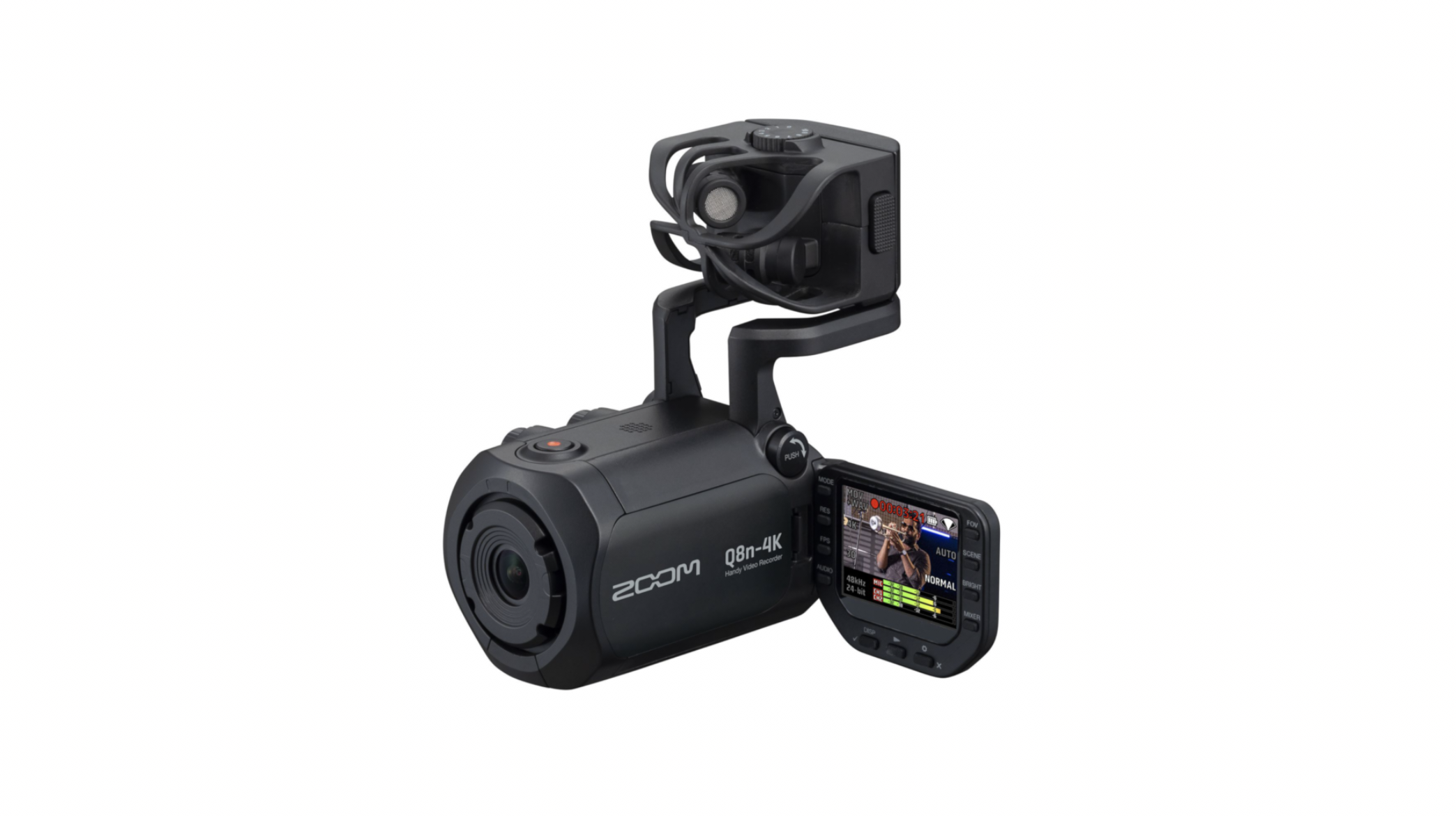 4‑Track Audio Recorder & SGH-6 Shotgun Microphone Capsule Bundle Zoom Q8 HD Video 